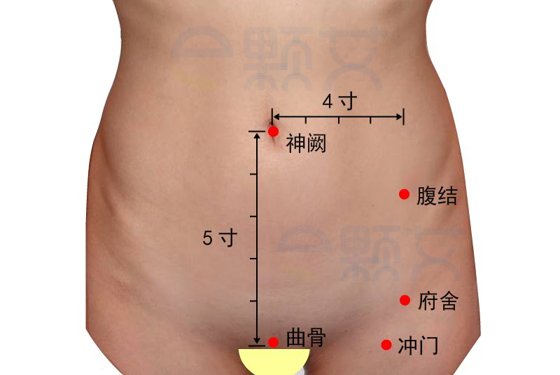 府舍穴位图 艾灸取穴方法 主治病症 应用经验