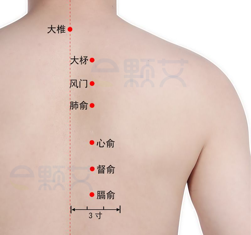 心俞 穴位图 艾灸取穴方法 主治病症 应用经验