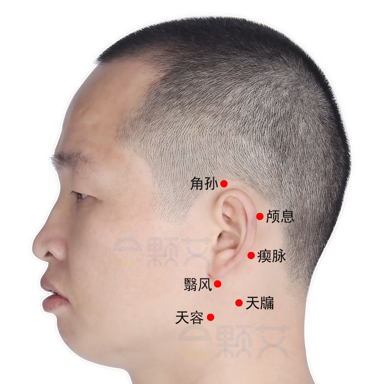 翳风穴位图 艾灸取穴方法 主治病症 应用经验