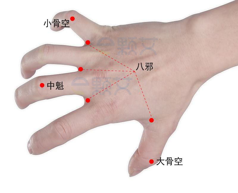 小骨空穴位图 艾灸取穴方法 主治病症 应用经验
